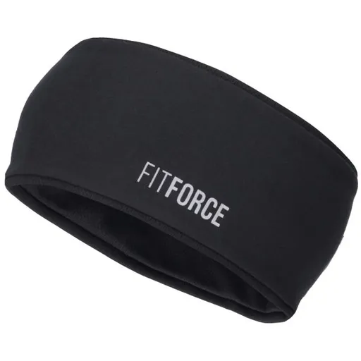 Fitforce COPERNITA Sportovní běžecká čelenka, černá, velikost