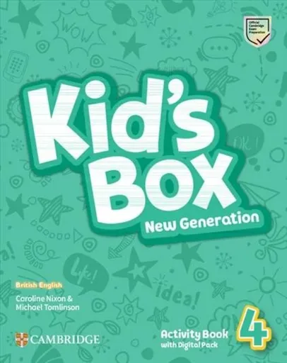 Kid´s Box New Generation 4 Activity Book with Digital Pack British English - Caroline Nixon, Michael Tomlinson
