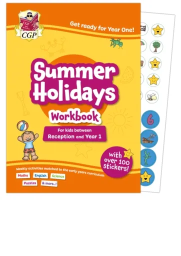 CGP Summer Holidays Activity Workbook - for kids between Reception and Year 1 (ages 4-5) - CGP Books