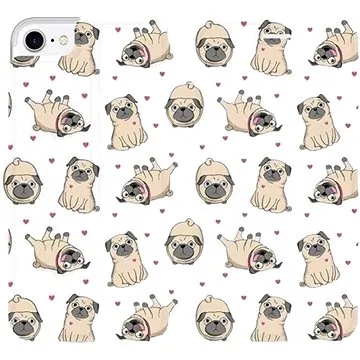 Flipové pouzdro na mobil Apple iPhone 7 - M097P Mopsíci (5903226061372)