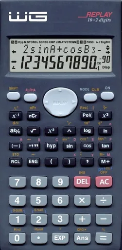 WG - Kalkulačka WG2 MathMaster Pro, vědecká, černá