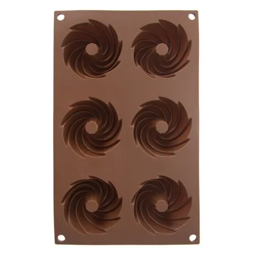 Orion Silikonová forma na věnečky, hnědá