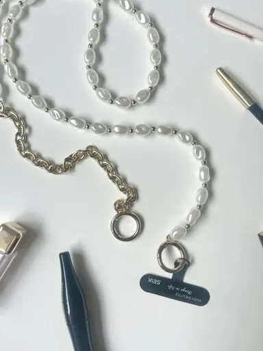 Univerzální popruh na telefon - golden pearl dream