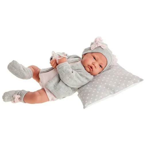 Antonio Juan 3386 Nacida realistická panenka miminko s měkkým látkovým tělem 40 cm