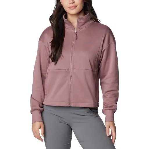 Columbia BOUNDLESS TREK TECH FULL ZIP Dámská mikina, vínová, velikost