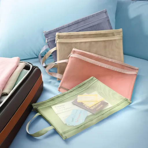 4 dvouvrstvé tašky na zip