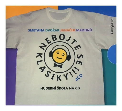 Nebojte se klasiky kolekce 1 - Smetana, Dvořák, Janáček, Martinů (4 CD)