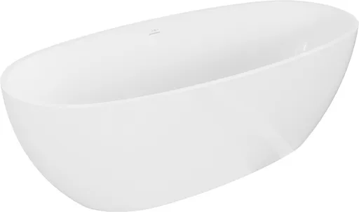 MEXEN Torino volně stojící vana litý mramor 155 x 78, bílá lesk 57271557810
