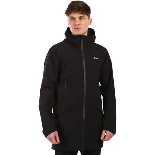 KILPI AYRA Pánský outdoorový kabát, černá, velikost