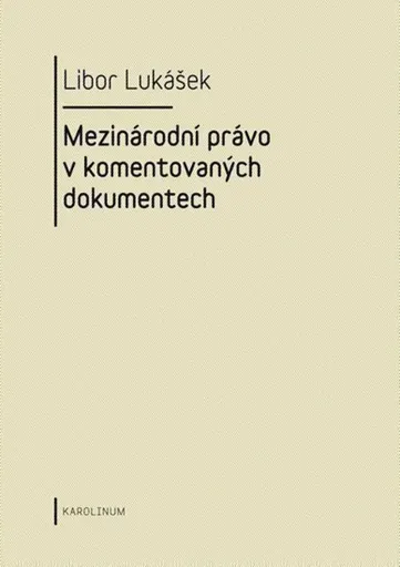 Mezinárodní právo v komentovaných dokumentech - Libor Lukášek