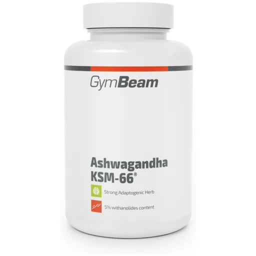 GymBeam ASHWAGANDA KSM - 90 CAPS Adaptogen, , velikost