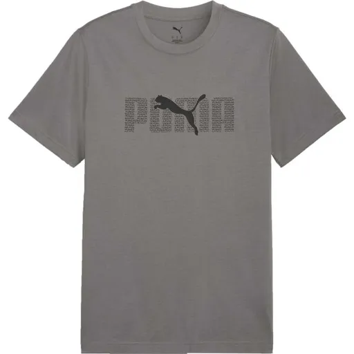 Puma ESSENTIALS LOGO LAB TEE Pánské triko, šedá, velikost