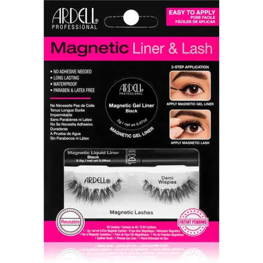 Ardell Magnetic Liner & Lash magnetické řasy na řasy typ Demi Wispies