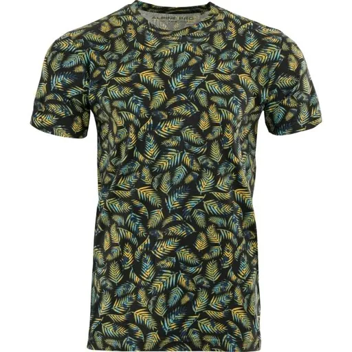 ALPINE PRO LOGED Pánské triko, černá, velikost