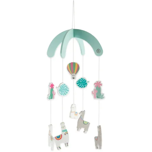 Bieco Wooden Mobile kolotoč na postýlku 0 m+ Llama 1 ks