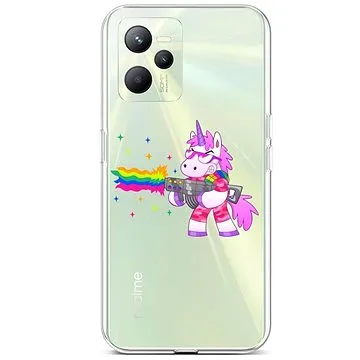 TopQ Kryt Realme C35 Rainbow Gun 74587 (Sun-74587)