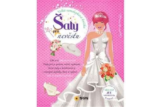 Šaty pro nevěstu - velká samolep. knížka