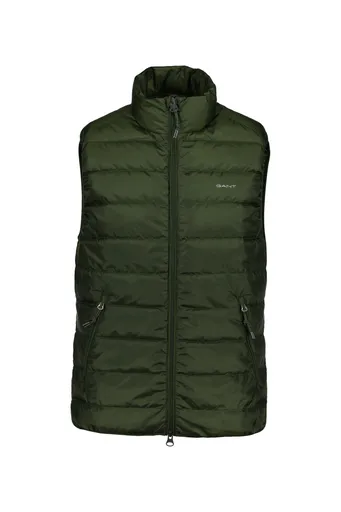 VESTA GANT LIGHT DOWN VEST COUNTRY GREEN