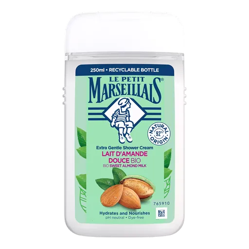 Le Petit Marseillais Krémový sprchový gel BIO Sweet Almond Milk Shower Cream 250 ml