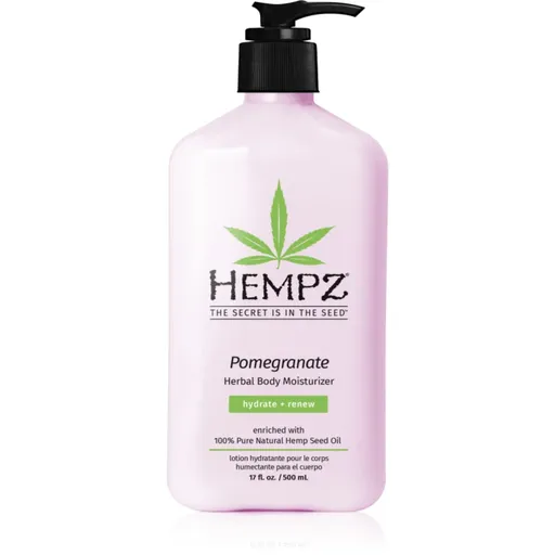 HEMPZ Pomegranate tělové hydratační mléko 500 ml