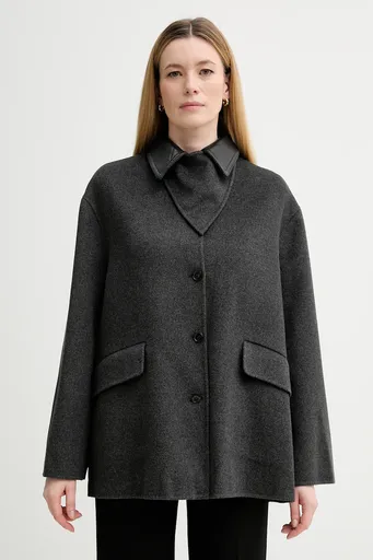 Kabát s příměsí vlny Nanushka