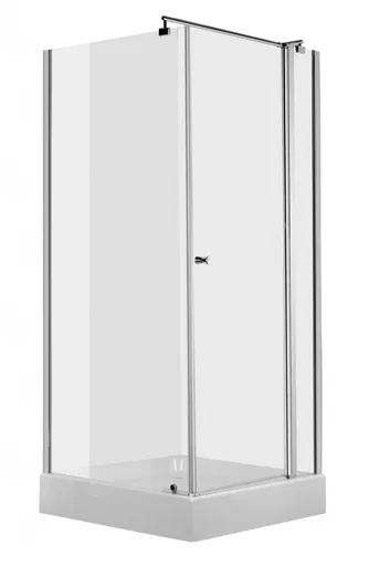 DEANTE Cubic chrom Sprchový kout, čtvercový, 90 cm KTI_043P