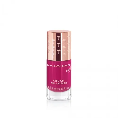 Naj-Oleari Oleo gel Nail Lacquer lak na nehty s gelovým efektem - 17 raspberry 8 ml