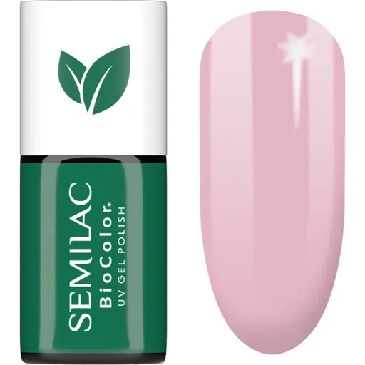 Semilac UV Hybrid BioColor gelový lak na nehty s použitím UV/LED lampy odstín 728 Pink Sunrise 7 ml