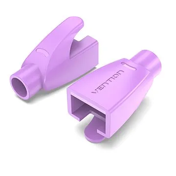 Vention RJ45 Strain Relief Boots Purple PVC Type 100 Pack (IODV0-100)