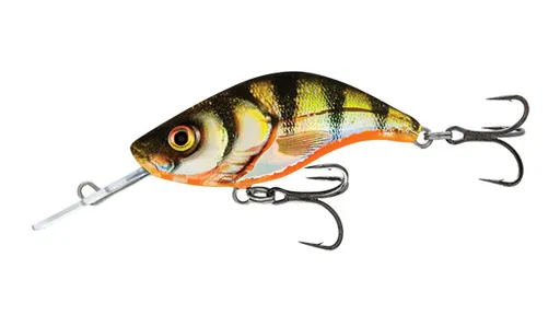Salmo wobler sparky shad sinking yellow holographic perch 4 cm 3 g