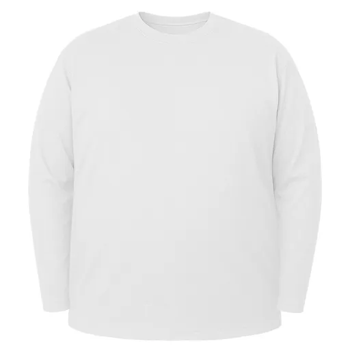 Miners Mate supersize Nadměrné tričko s dlouhým rukávem Unisex - Bílá | 4XL