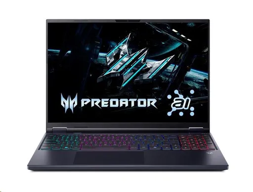 ACER NTB Predator Helios Neo 16 AI (PHN16-73-91XS), Ultra9-275HX, 16"WQXGA, 32GB, 1TB SSD, RTX 5060, Linux, Black