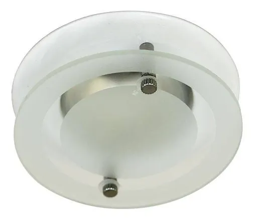 Pevné stropní svítidlo bílé se sklem OZS-07