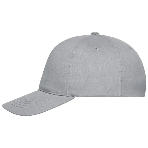 Myrtle Beach (Daiber) 5 panelová kšiltovka z bio bavlny MB6237 - Světle šedá