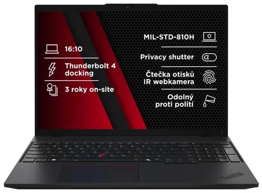 LENOVO NTB ThinkPad L16 G1 - Ultra7 155U, 16" WUXGA, 16GB, 1TBSSD, 5MP+IRcam, W11P