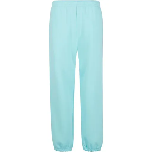 Build Your Brand Hebké pánské tepláky Fluffy - Beryl blue | XS