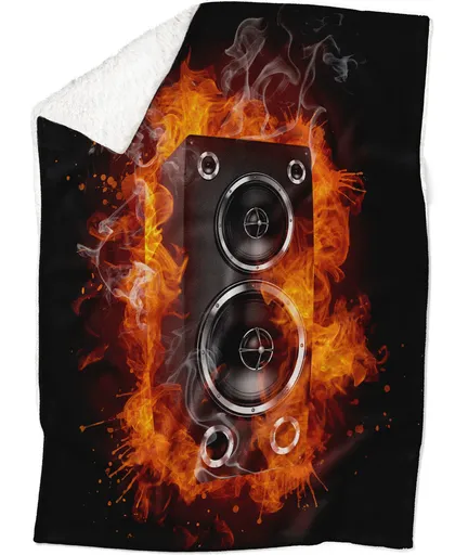 IMPAR Fleecová deka Reprák 150x120 cm (Rozměr : 150 x 120 cm, Podšití beránkem: ANO)