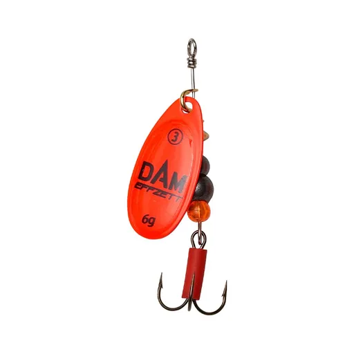 DAM Třpytka Effzett Fluo Spinner Red - 4g vel.2,DAM Třpytka Effzett Fluo Spinner Red - 4g vel.2