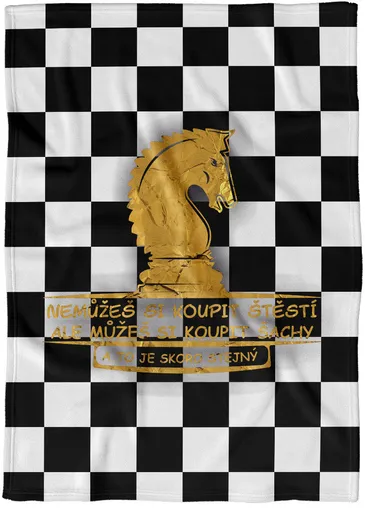 Deka Šachy a štěstí (Podšití beránkem: NE)