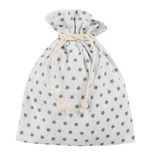 PACK-A-BAG Taštička hvězdy 14 x 18 cm - bílá