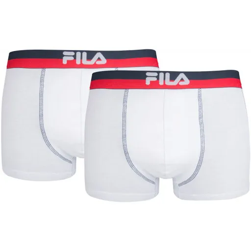 Fila MAN BOXERS 2 PACK Pánské boxerky, bílá, velikost XXL