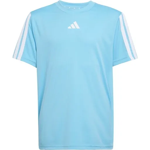 adidas JERSEY ESSENTIALS LOGO KIDS Dětské tréninkové triko, světle modrá, velikost