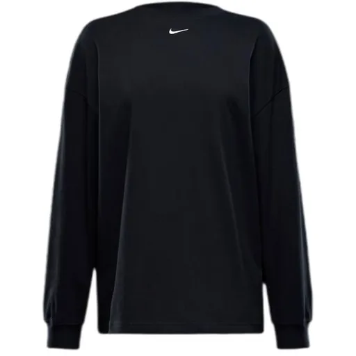 Nike W SPORTSWEAR ESSENTIAL OS LS TEE Dámské triko, černá, velikost
