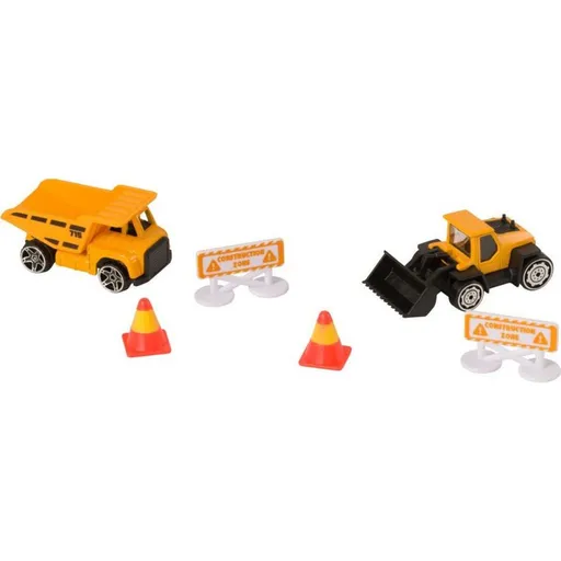 Halsall Teamsterz stavební vozidla sklápěč a kolový nakladač