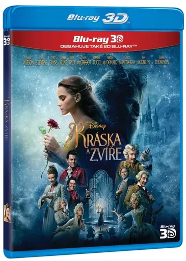 Kráska a zvíře (2017) (2D+3D) (2BLU-RAY) - nové filmové zpracování