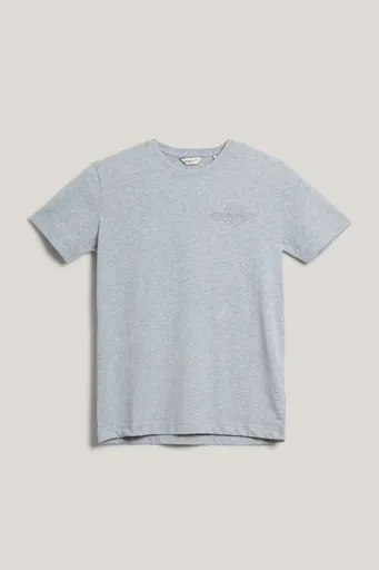 TRIČKO GANT TONAL AS SS T-SHIRT LIGHT GREY MELANGE