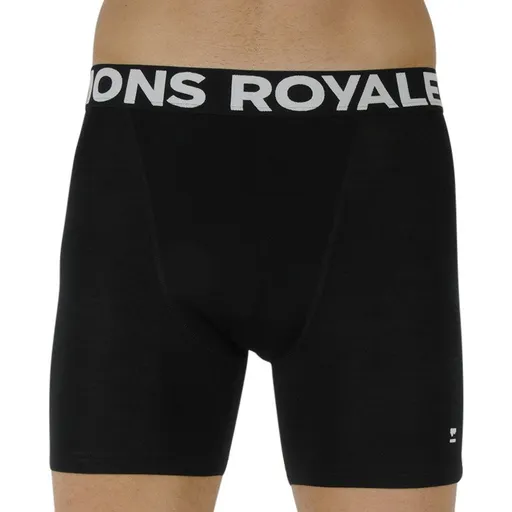 Mons Royale Pánské boxerky merino černé (100088-1169-001) XL