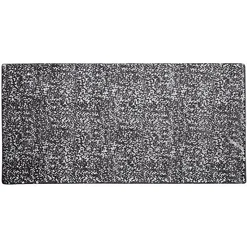 Koberec z viskózy 80x150 cm šedo-stříbrný ESEL, 199438 (beliani_199438)