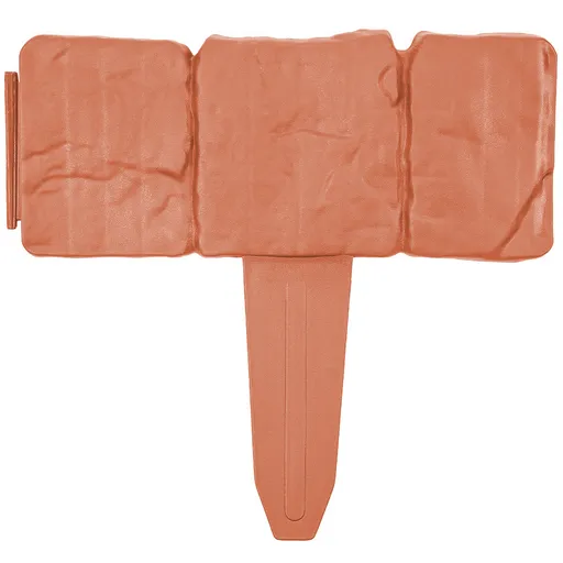 4Home Zahradní palisáda - obrubník Terracotta, 2,5 m