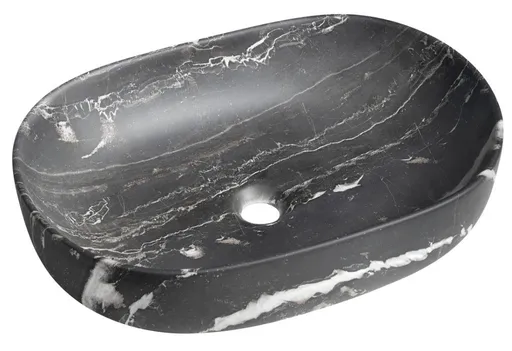 SAPHO CALEO keramické umyvadlo na desku, 60x42cm, carnico mramor CA590CM